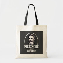 Nietzsche Is My Homeboy Canvas Bags
