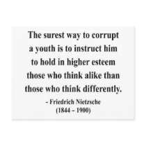Nietzsche Quote 2a Postcard
