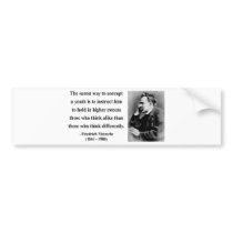 Nietzsche Quote 2b Bumper Stickers