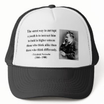 Nietzsche Quote 2b Mesh Hats