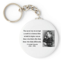 Nietzsche Quote 2b Keychain
