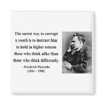 Nietzsche Quote 2b Magnet