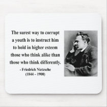 Nietzsche Quote 2b Mouse Pad