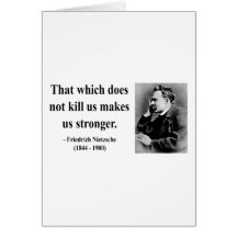 Nietzsche Quote 5b Greeting Card