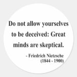 Nietzsche Quote 9a Sticker