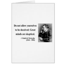 Nietzsche Quote 9b Cards