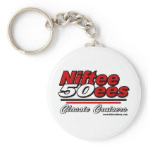 Niftee50ees Classic Cruisers Logo Key Chain