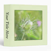 Nigella Seed Head Vinyl Binders