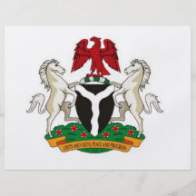 Nigeria Coat of Arms Flyer
