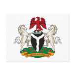 Nigeria Coat of Arms Postcard