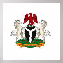 Nigeria Coat of Arms Print