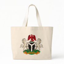 Nigeria Coat of Arms Tote Bag