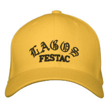NIGERIA/FESTAC/ LAGOS HAT EMBROIDERED BASEBALL CAP