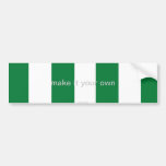 Nigeria flag bumper sticker