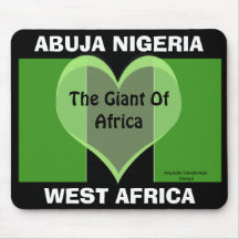 nigeria flag copy, Nigeria_coa, WEST AFRICA, NI... Mousepad