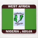 nigeria flag copy, NIGERIA TODAY copy, WEST AFR... Mouse Pad