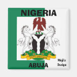 Nigeria Flag, Nigeriaarms21, ABUJA , NIGERIA Magnets