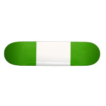 Nigeria Flag Skate Board