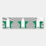 Nigeria Star Bumper Sticker