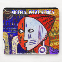 NIGERIA, WEST AFRICA Mojisola A Gbadamosi Okubule Mousepad