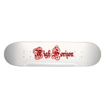 Nigh Horizon Parchment Bleeding Logo Skateboards