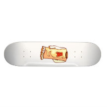 Nighgown d'enfant en bas âge avec l'ours de nounou skateboards customisés