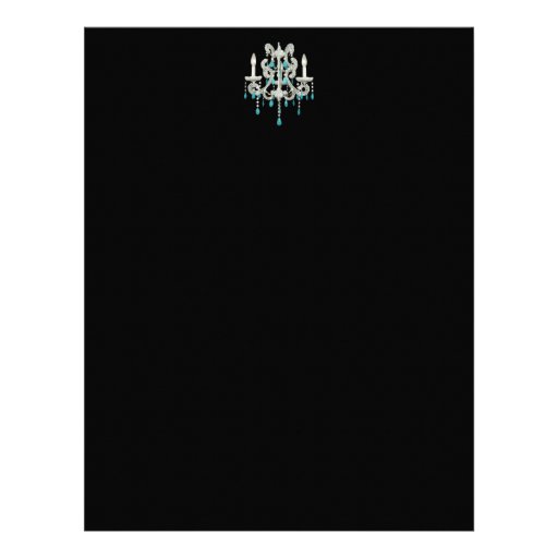 Night Chandelier ~ Letterhead Business Vintage