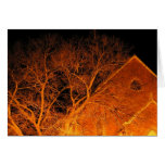 Night Church Greeting Cards