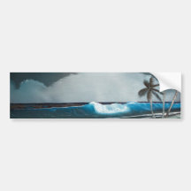"Night Dream" Oil Painting Bumper Stickers