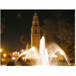 Night Fountains Balboa Park Towers Acrylic Cut Out