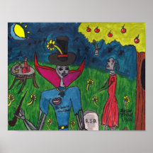 Night Games - By Tee Joe McArt Posters
