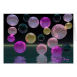 Night Jewels – Magenta and Black Brilliance Card