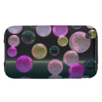 Night Jewels – Magenta and Black Brilliance Iphone 3 Tough Covers