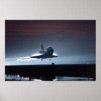 Night Landing of the Space Shuttle STS-80