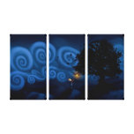Night Landscape Gallery Wrapped Canvas