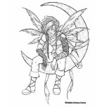 Night Lover Sketch Fairy Shirt