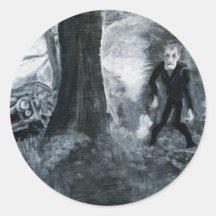 Night of the Living Dead: Zombie Round Sticker