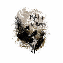 night of the raven affected design photo cutouts