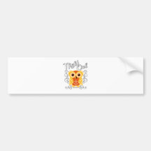 Night Owl Bumper Sticker