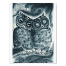 Night Owl Love - Photo Print 8.5X11"