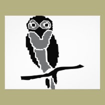 night owl owlet invitations