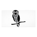 night owl owlet picture card