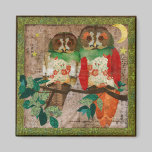 Night Owls Jade Rose  Magnet magnets
