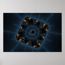 Night Prowler Fractal Art Posters