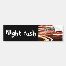 night rush bumper stickers
