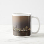 Night San Diego Sailboats Skyline Mug