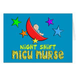 Night Shift NICU NURSE Gifts cards