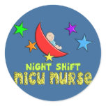 Night Shift NICU NURSE Gifts stickers