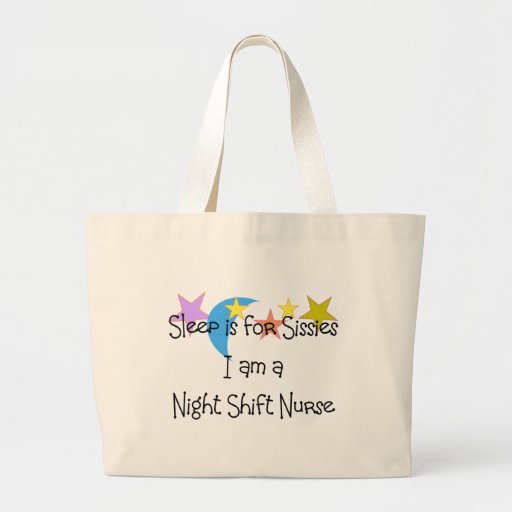 Night Shift Nurse Gifts Canvas Bag