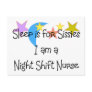 Night Shift Nurse Gifts Post Cards